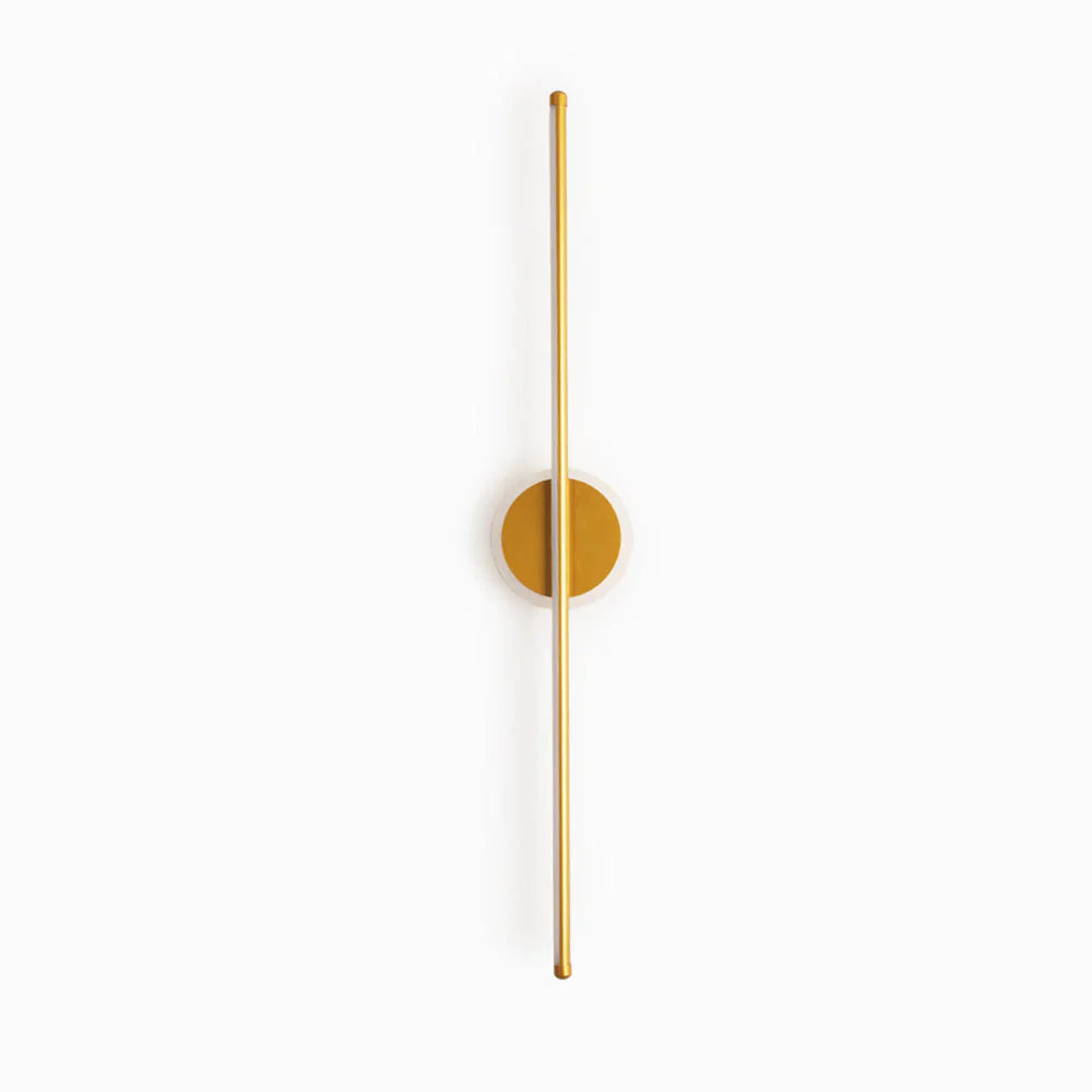 Modern LED Wall Light with Linear Design and Circular Accent – Contemporary Decorative Lighting