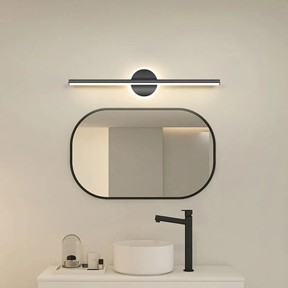 Modern LED Wall Light with Linear Design and Circular Accent – Contemporary Decorative Lighting