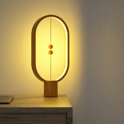Modern LED Desk Lamp with Magnetic Levitating Switch