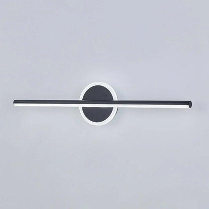 Modern LED Wall Light with Linear Design and Circular Accent – Contemporary Decorative Lighting