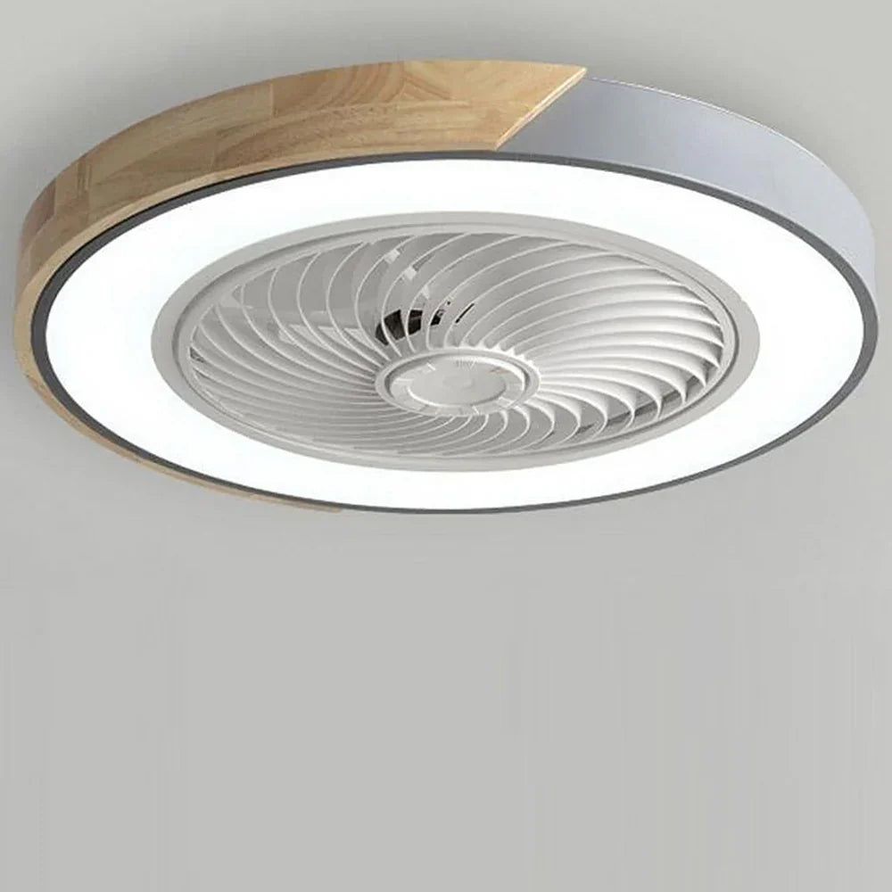 Modern LED Ceiling Light with Built-in Silent Fan and Remote Control – 2-in-1 Lighting and Cooling