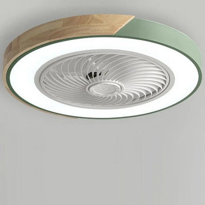 Modern LED Ceiling Light with Built-in Silent Fan and Remote Control – 2-in-1 Lighting and Cooling