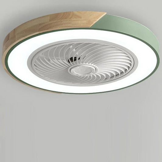 Modern LED Ceiling Light with Built-in Silent Fan and Remote Control – 2-in-1 Lighting and Cooling