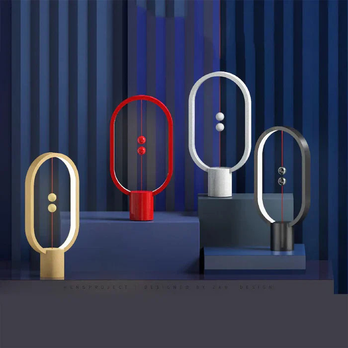 Modern LED Desk Lamp with Magnetic Levitating Switch