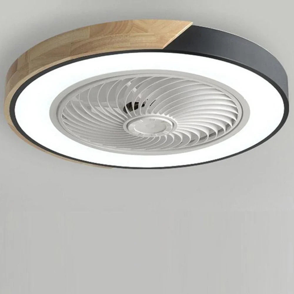 Modern LED Ceiling Light with Built-in Silent Fan and Remote Control – 2-in-1 Lighting and Cooling