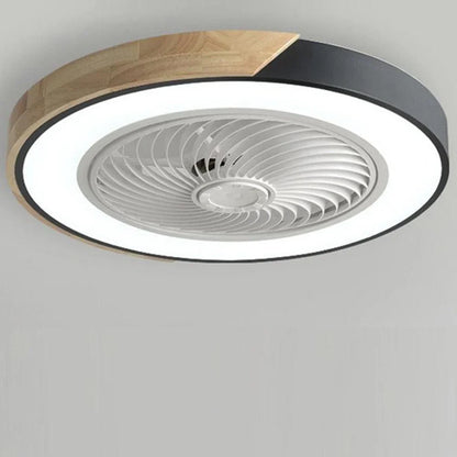 Modern LED Ceiling Light with Built-in Silent Fan and Remote Control – 2-in-1 Lighting and Cooling