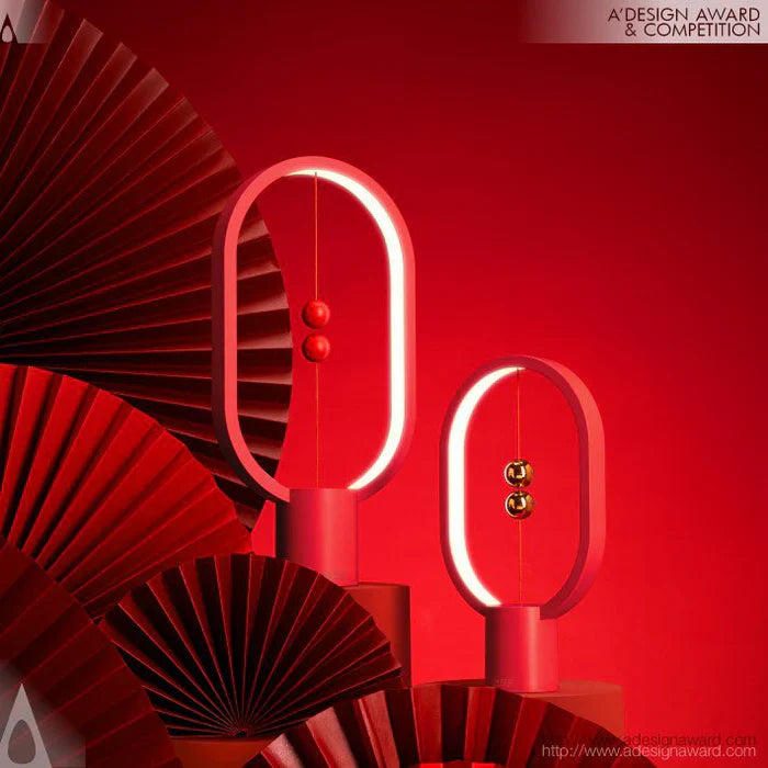 Modern LED Desk Lamp with Magnetic Levitating Switch
